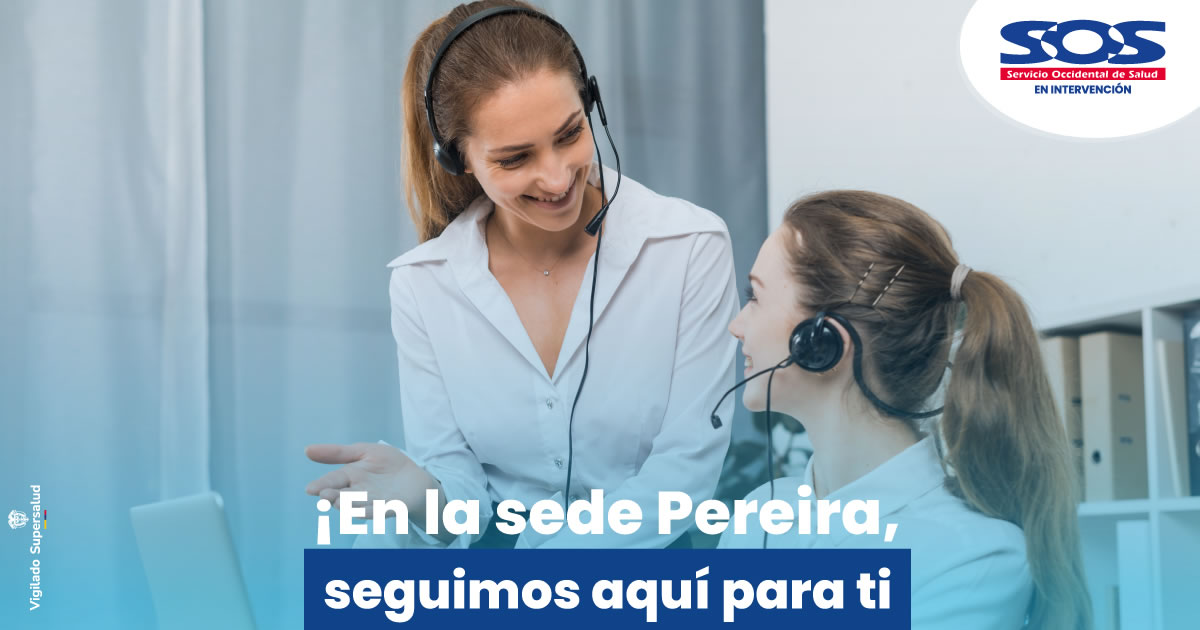 ¡Pereira, estamos de vuelta para seguir cuidando de ti!